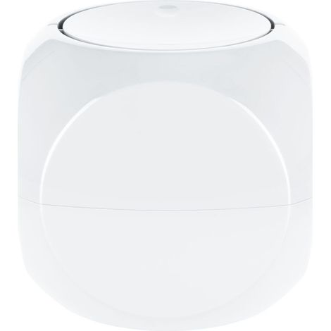 Papelera con tapa basculante PP DICE 1L Blanco Spirella