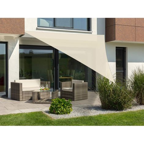 Teneriffa 500 X 500 X 500 Cm Voile d'ombrage Mixte-Adulte, Naturel