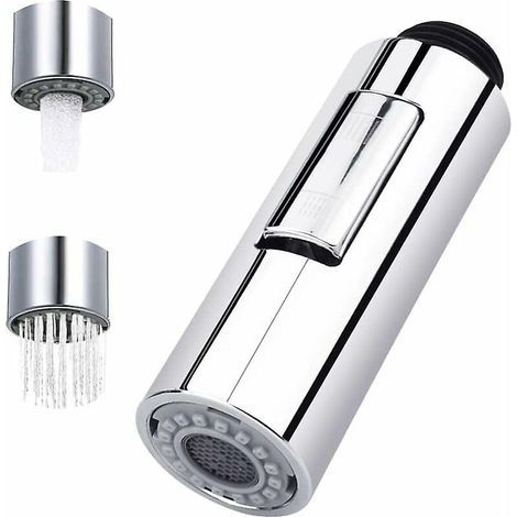 Douchette extractible 2 modes, douchette de cuisine, pièce de rechange en plastique pour douchette extractible de robinet de cuisine