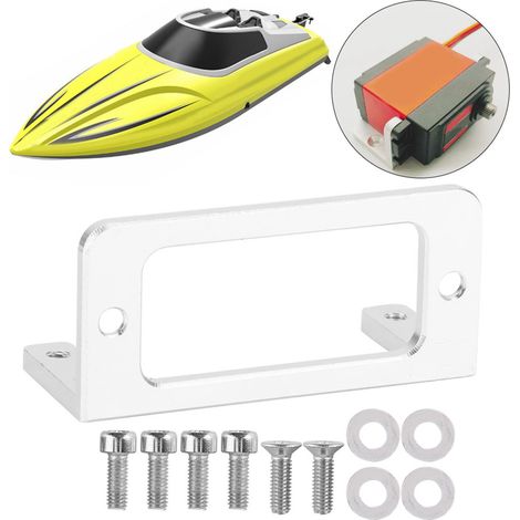 Support en Alliage d'Aluminium 20kg pour Servos 3003/MG996, Compatible Modélisme RC (1/5)