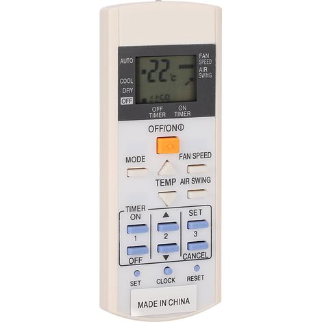 Télécommande de climatiseur blanche résistante en ABS, accessoire pour A75C3297 (sans pile). (1/5)