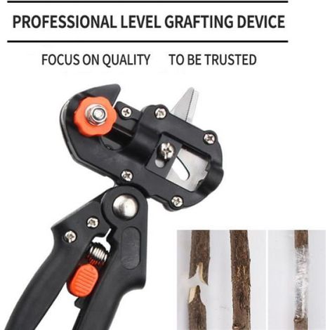 Kit de sécateur d'outil de greffe de jardin pour la greffe d'arbres fruitiers 1 ensemble, Kit professionnel d'élagage des plantes (1/4)