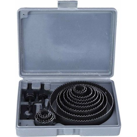 Jeu de Scie Cloche, Coffret de 16PCS Scies à Trous Tapper Foret de Carbure Forets à Bois Durable Outils pour le Travail du Bois (1/5)
