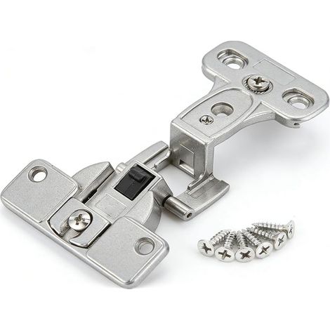 Charnière Porte Placard 270 Degrés, 35mm Charniere Invisible, Superposition Complète Alliage Zinc, pour Armoire Meuble de Cuisine (1/5)