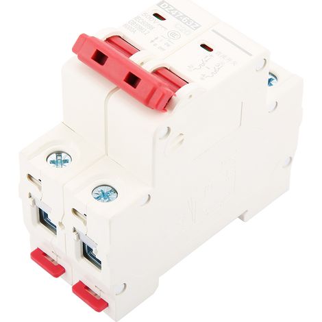 Disjoncteur Miniature 2P 500V 20A MCB DZ47-63Z-2P Protection de Surcharge (1/5)