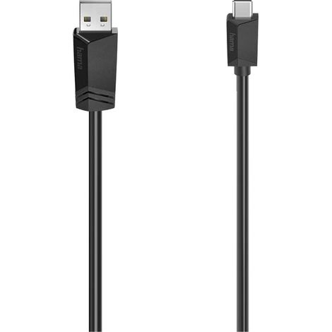 Hama 00200632 cable USB USB 2.0 1,5 m USB C USB A Negro