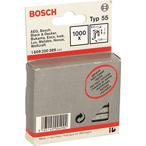 1609200389 - Graffetta sottile tipo 55 resinata 6 x 1,08 x 19 mm