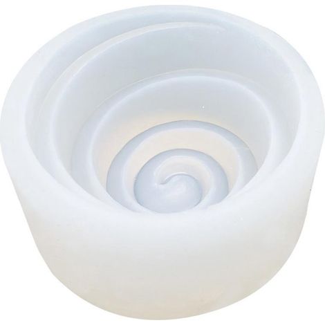 Silikon-Mousse-Kuchenform, 3D-Rosenblüten-Spiralform, Eiscreme-, Schokoladen-, Seifen-, Gips-, Fondant- und Zuckerbackform