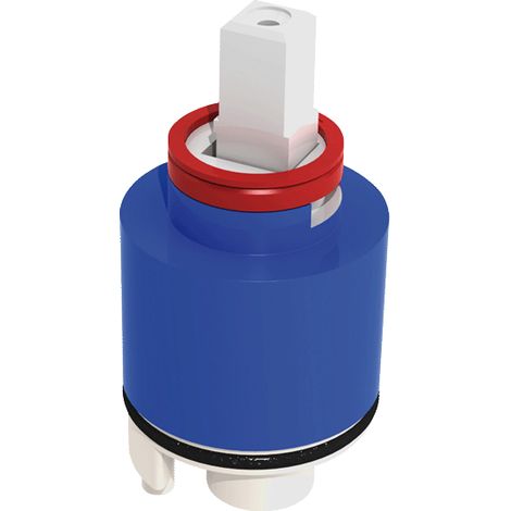 Delabie Keramikkartusche D40mm mit Sockel, ohne Durchflussbegrenzer (1/2)