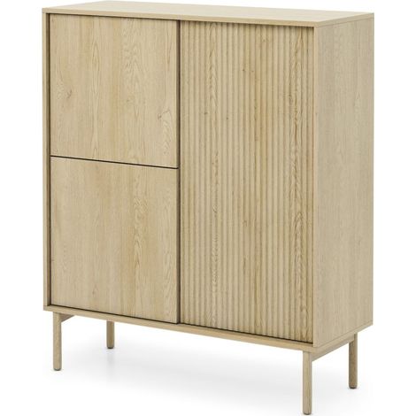 Commode, chêne de Crémone, 103,5 × 121,8 × 39,5 cm (1/4)