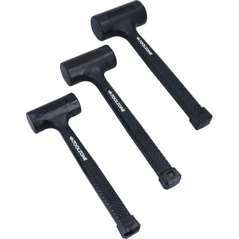 Dead Blow Hammers 3pc Rubber Hammer Set 1lb 2lb 3lb Set HM002 New (1/5)