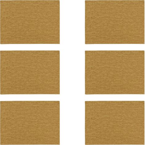 Lot de 6 sets de table effet cuir tressé, ICA (1/2)