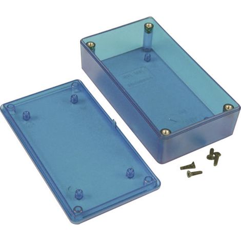 Hammond Electronics 1591XXBTBU Universal-Gehäuse 113 x 63 x 31 ABS Blau (transparent) 1 St.