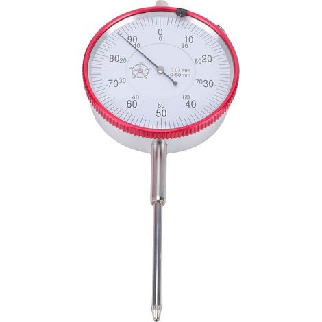 Comparador de cuadrante con punta - Para mediciones de precisión, rango 0-50 mm, exactitud 0,01 mm, instrumento de prueba (1/5)