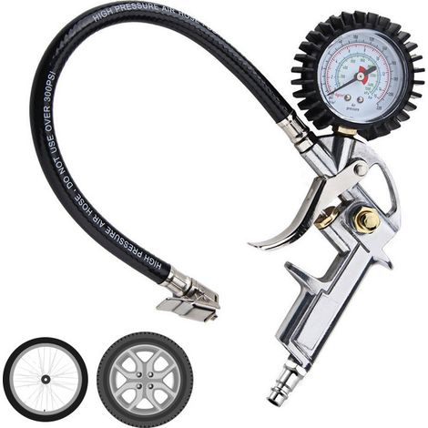 Pistolet Gonflage Manomètre Gonflage Précis Et Rapide - All Ride (1/3)