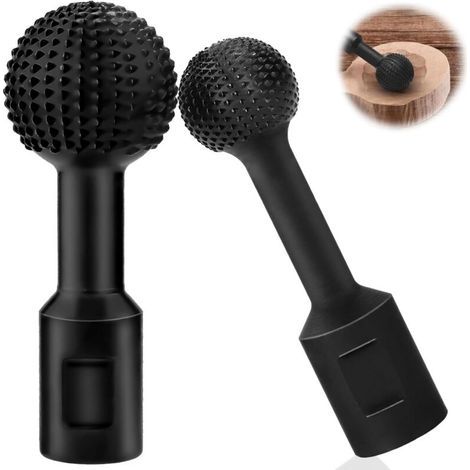 Stück Kugel-Holzbearbeitungsröhre 25 mm/40 mm, Hartmetall-Rotationsfräser für Bohrmaschine, Schleifmaschine, Kugelfrässcheibe für 115/125 mm (1/5)