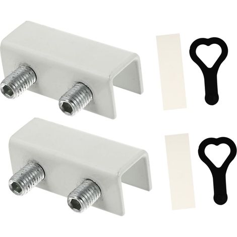 2pièces Verrous De Fenêtre Coulissants Aluminium Sécurité Pour Fenêtres Et Portes Glissantes Pour Animaux Installation Facile Sans Outils