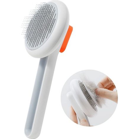 Peigne de brosse de toilettage pour chien et chat, massage de toilettage pour animaux de compagnie pour chien et chat (1/4)