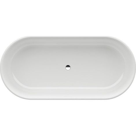 Baignoire VAL 1600 x 750 mm, pose libre blanc LAUFEN