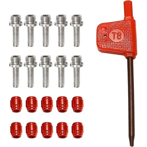 10 jeux d'aiguilles et d'embouts olive pour freins à disque hydrauliques de vélo, compatibles avec le modèle SRAM A-Majig. (1/5)