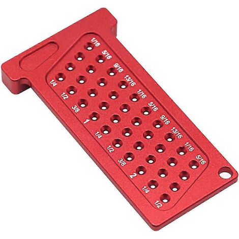 Règle en T à tracer, outil de précision portable professionnel pour le traçage, le scrapbooking, l'encadrement et le dessin technique.-Imperial 2.5inch (1/5)
