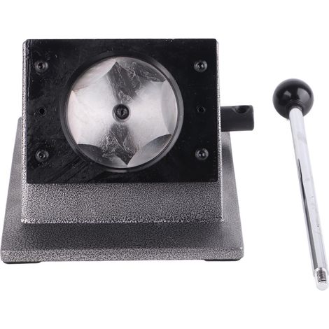 Découpeuse ronde à badge 75mm/3in, emporte-pièce cercle en acier inoxydable pour papier, cuir, PVC, cartes, outil de perforation manuelle créative. (1/5)