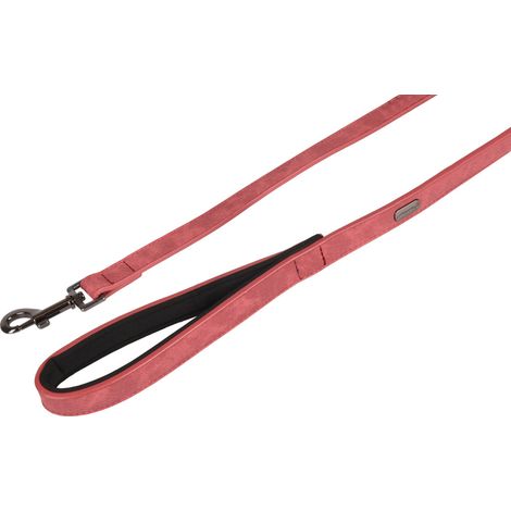 Laisse de 1 Mètre X 15  mm  DELU rouge, pour Chien. - Flamingo