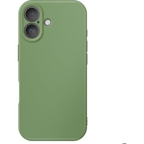 Coque - AVIZAR - iPhone 17 - Silicone Souple - Antidérapante - Vert Pâle (1/4)