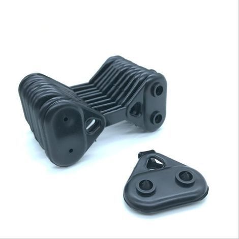 Clip de Bâche/Brise-Vue, Clips pour Fixation Filet d'ombrage Pare-soleil Fermarete , Fixation à Suspendre pour Bâche de Protection Salon de Jardin - 50 Pièces (Noir) (1/4)