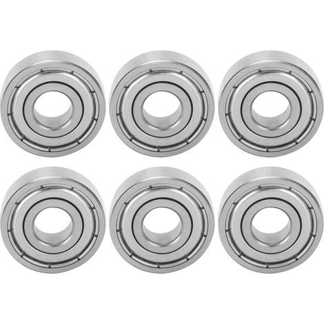 10 Stück S607Z Kugellager aus Edelstahl für Rollschuhe, Ersatzlager 7x19x6 mm (1/5)