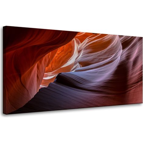 Leinwanddruck Naturmotiv Antelope Canyon 80 x 40 cm