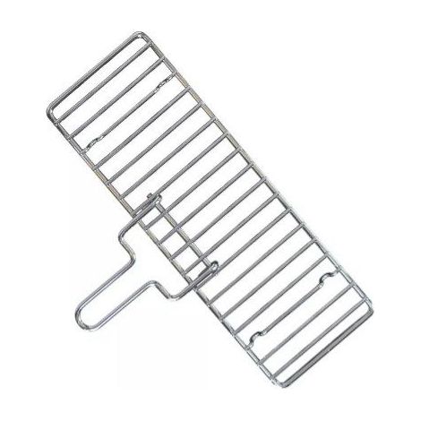 Grille de barbecue en fer chrom&eacute avec poign&eacutee rabattable Lisa - .325 - 1,3 - 72