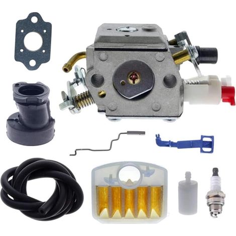 Carburador para motor de motosierra Husqvana, pieza 340, 345, 346, XP, 350, 351, 353, reemplaza C3-EL18B 503283208, tubo de carburador para motor de una sola (1/5)