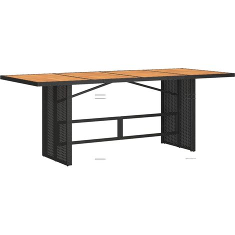 Maison Exclusive - Gartentisch mit Akazienholz-Platte 190x80x74 c (1/5)