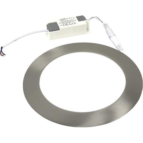 Pannello Led 18 W Luce Bianca 6500k Faretto Slim Incasso In Acciaio Silver (1/4)