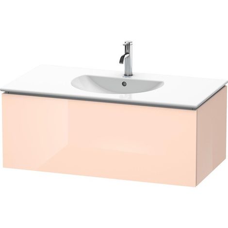 L-CUBE mobile lavabo 534x1020x400mm lucido albicocca perla