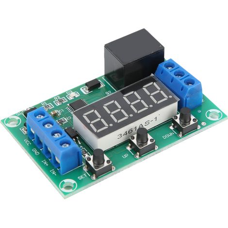 Module Relais Temporisé 20A Carte Contrôle Retard Cycle 31 Modes Fonctionnement 24V (1/5)
