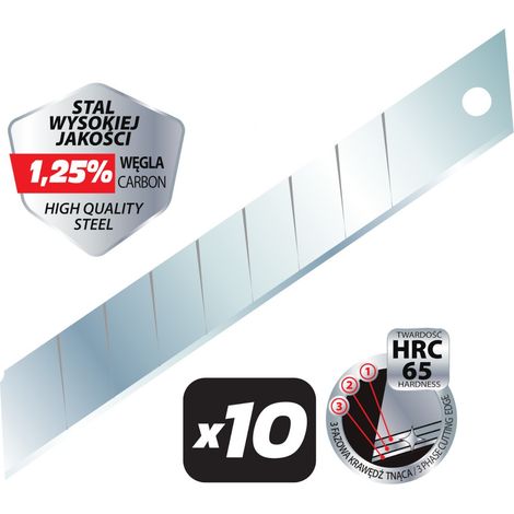 Klingen Dedra m9042 hohe Härte dreifach abgeschrägt 10er Pack