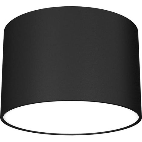 Plafoniera tonda in metallo DIXIE Milagro nera GX53 1x20W (1/5)