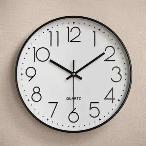 Horloge murale - YSTP - Créative - Diamètre 30cm - Miroir en verre - Design contemporain (1/4)