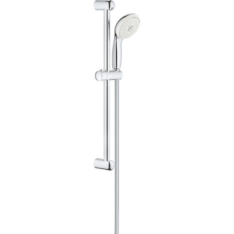 GROHE Brausestangenset Tempesta 100 27644_1, 3 Strahlarten, Brausestange 600 mm, 9,5 l/min Durchflusskonstanthalter, chrom (1/5)