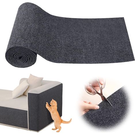 1 Tapis Griffoir Chat,Auto-adhésif,Polyester,Résistant aux Griffes,Protection Canapé et Meubles (1/5)