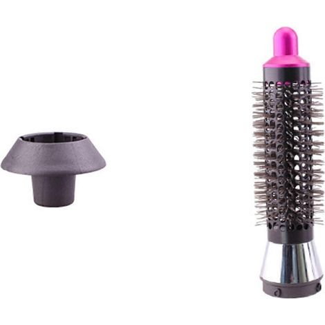 Peigne cylindrique 20 mm pour sèche-cheveux Laifen, capuchon vent rouge rose (1/4)