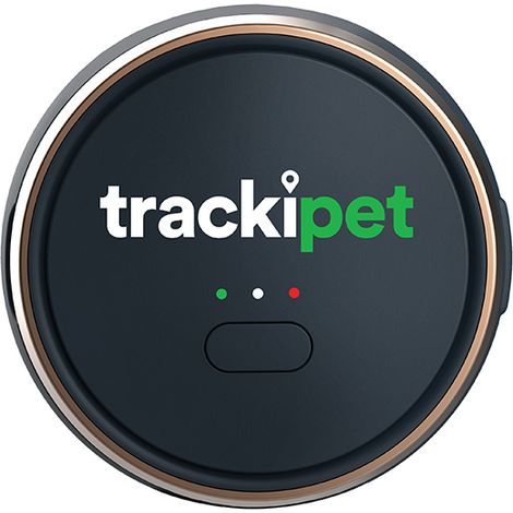 Traceur GPS Trackipet pour chiens avec abonnement Datas de 3 mois inclus - IP67 - Connectivité 24h/24 et 7j/7