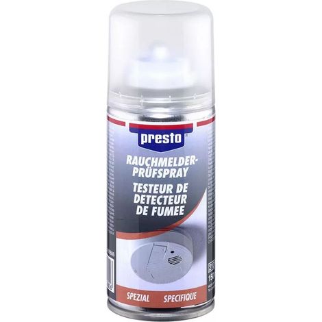 TESTEUR POUR DETECTEUR DE FUMEE 150 ML PRESTO