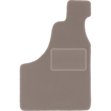 Fahrermatte aus Velours für: Fiat 126P n.a. (1973–2001) beige