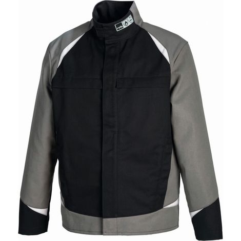 ROFA Schweißerschutz-Bundjacke Splash, dunkelanthrazit / grau, Konfektionsgröße DE: 52