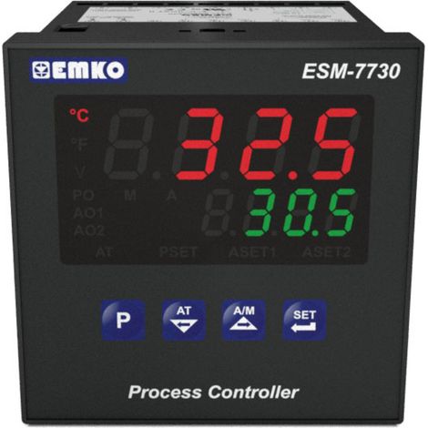 Emko ESM-7730.2.20.0.1/01.02/0.0.0.0 2-Punkt, P, PI, PD, PID Universalregler Pt100, L, J, K, R, S, T (1/5)
