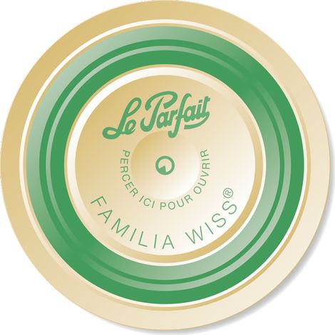 Boite de stockage 10 capsules 100 mm – Pour terrines Familia Wiss – Conservation parfaite – Usage unique – Fabriqué en France – Le Parfait