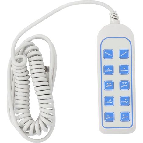 Télécommande GLOGLOW pour lits releveurs, en PVC, connecteur 8 (1/5)